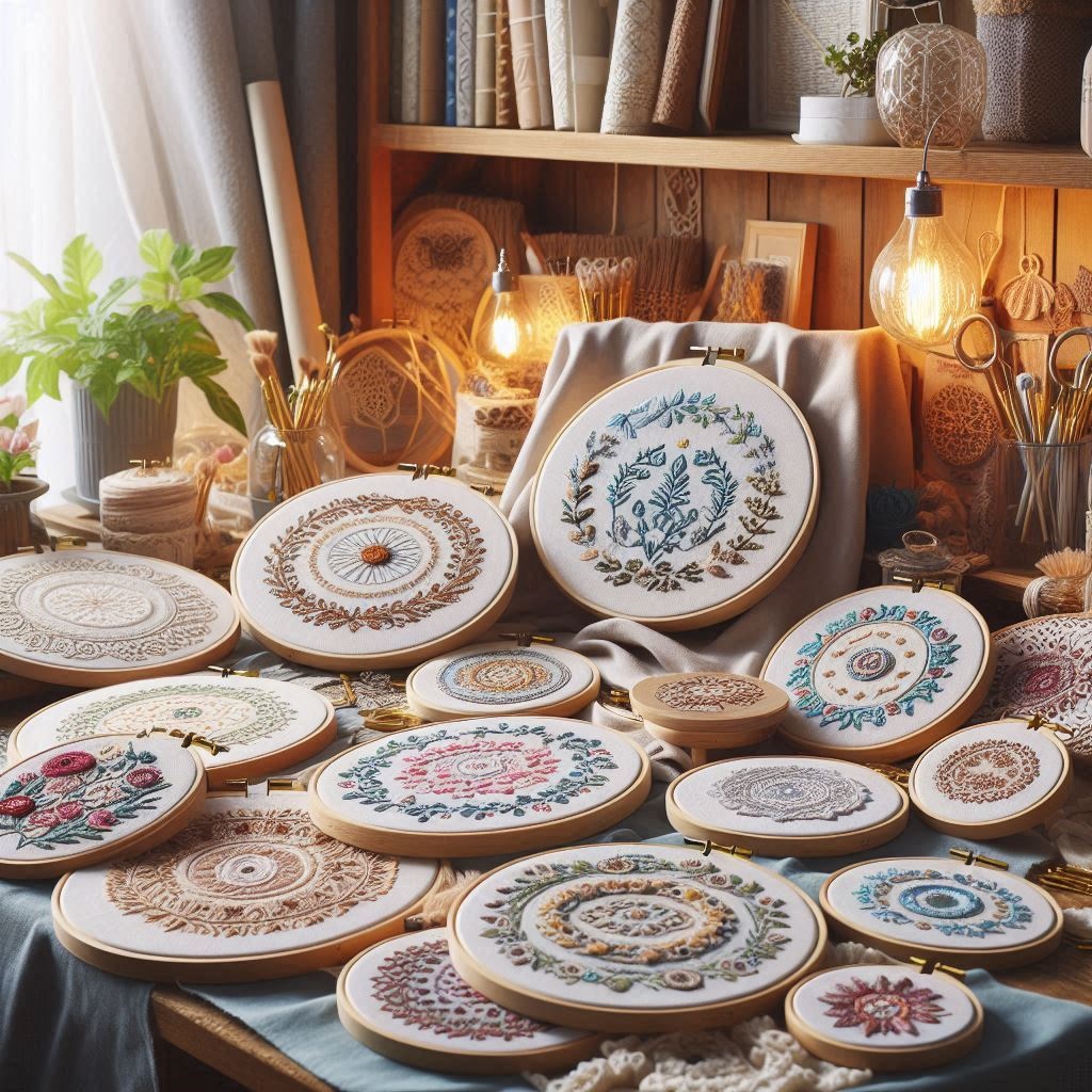 Bamboo embroidery hoop